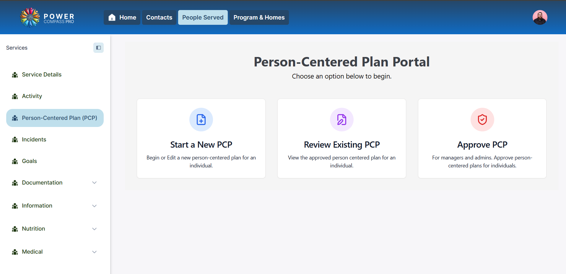 Person-Centered Plan visual